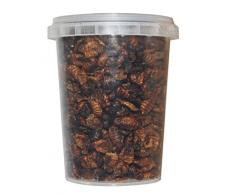 Vers à voie séchés au congélateur - Aliment pour reptiles, tortues, oiseaux, carpes koi, poissons - 500 ml