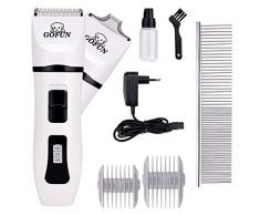 Tondeuse Chien Chat, Tondeuse de Cheveuxà Faible Bruit Animal Familier, Animal Familier Tondeuse électrique Rechargeable sans Fil pour la Coiffure