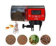 upstartech Distributeur Automatique De Nourriture pour Poissons avec écran LCD,Distributeur Automatique daquarium,Fish Tank Fish Food Auto Mangeoires pour Le Convient pour laquarium