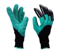 Gants de jardinage (1 paires) pour Creuser et Plantation, Eiito gants de jardin gants pour ronces Meilleur cadeau pour Jardiniers gant de sécurité travail