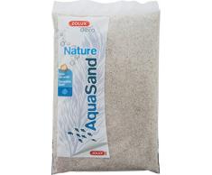 Zolux Gravier Naturel pour Aquarium Quartz Fin de 0,3 à 1,2 mm de Granulométrie 1 kg