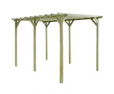 Festnight Pergola de Jardin Arche à Rosiers 4 x 2 x 2 m Bois de Pin Imprégné