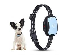 Collier Anti Aboiements pour Chien Collier de Vibrations du Son Collier de Dressage Sécurisé pour Petits Moyens Chiens