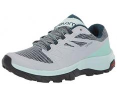 Salomon Shoes Outline GTX, Chaussures de randonnée Femme, Gris (Bleu Perle/Matin Glacé/Étang Réfléchissant), 38 EU