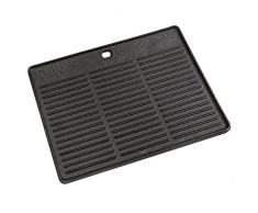 GRILL & MORE Essentials, 2 en 1 Plaque de Grille en Fonte, Plaque réversible en Fonte