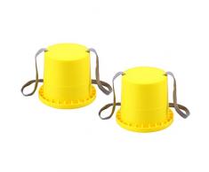 VORCOOL Échasse pour Enfant Jouet en Plein Air 1 Paire (Jaune)