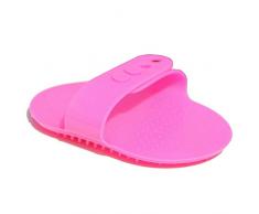 YUNGYE Nouveau Qualifié Pet Chien Chat Brosse De Bain Peigne en Caoutchouc Gant Cheveux Fourrure De Toilettage Massant Massage Douche Pet Brosse À Chien (Color : Pink)