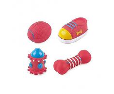 Ancol Assortiment de petits jouets à mordiller pour chiot Vinyle 8 cm