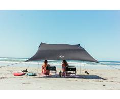 Neso Grande Tente de Plage Tents, 2,1 m (7 pi) de Hauteur, 2,7 m (9 pi) x 2,7 m (9 pi), Coins renforcés et Poche réfrigérée (Noir)