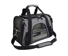 Sac Transporteur pour animaux domestiques, Sac Transport Chat, sac transport chien, Confort, extensible et pliable, Transporteur chiens et chats en Train pour le chat nouveau-né et petit chat ou chiot