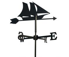 Girouette Bateau en fer forgé petit modèle