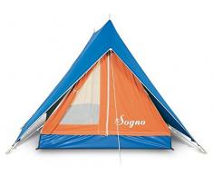 Bertoni Rideaux rêve Tente de Camping Canadien rêve, 3 Places, Orange, Unique