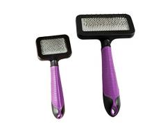 Karlie Brosse Universelle avec Poignée pour Chat, Violet/Noir