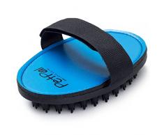 PetPäl Peau de Salon Qualité de Étrille pour Chien & Chat avec Effet de Massage en Caoutchouc dentretien – Brosse Professionnelle avec Picots pour Fourrure Courts & 100% de Garantie de Satisfaction