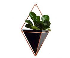 Pot de fleurs mural - Décoration murale géométrique - Pot de fleurs - Vase - Jardin intérieur - Décoration pour plantes succulentes, plantes aér