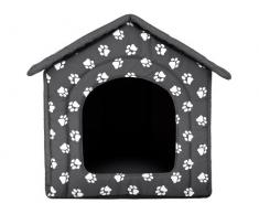 HobbyDog Panier pour Chien ou Chat en Forme de Niche Motifs Empreintes de Pattes