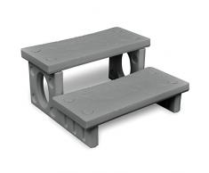 VidaXL 90881 Jacuzzi antidérapant pour entrée de gamme Whirlpool Gris