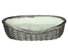 Trixie Corbeille Doublée avec Coussin Gris pour Chien 50 cm