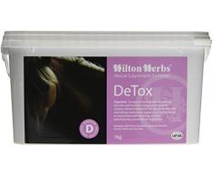 Hilton Herbs De-Tox 1 kg Seau Complément Alimentaire Cheval Cure pour Foie et Reins