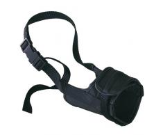 Ferplast - Safe / 75584917 - Muselière rembourrée ajustable - Taille XL - 15 cm / 24-34 cm / 50-80 cm - Noir