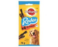Pedigree Rodéo Classique - Friandises torsadées au bœuf pour chien, 80 récompenses (20 sachets de 4 sticks)
