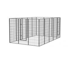 Zolux Chenil métal pour Chien 9,60 m² 4 x 24 x 18 m