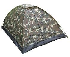 TENTE DE CAMPING IGLOO 2 PLACES CAMO CAMOUFLAGE WOODLAND ETANCHE MILTEC 14208020 AIRSOFT