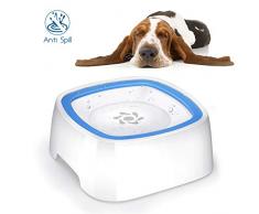 YOUTHINK Bol deau pour Chien, Gamelle Anti Débordement pour Chiens, Bol deau pour Animaux de Compagnie Anti-déversement, Éviter la Bouche mouillée Bol deau Flottant Lent, Garder leau fraîche