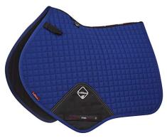 LeMieux ProSport Lustre Close Contact Tapis de Selle en Daim avec Boucle en D L Benetton Blue