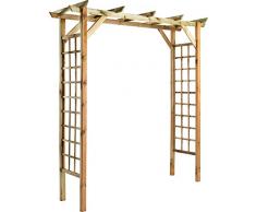 Pergola double droite en bois Valériane