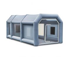 Olibelle 8 x 4 x 3M Tente Camping Gonflable en Tissu Oxford 210D Tente Tunnel Camping