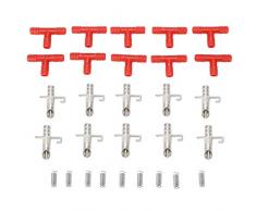 HEEPDD Mamelon Abreuvoir, 10 Pcs système dalimentation en Eau Automatique Mamelon Abreuvoir Rongeur pour Lapin Lapin cobaye Souris Furet Furet