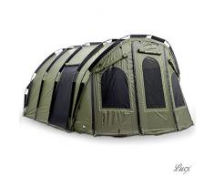 Lucx® Bigfoot XXL Tente / Bivouac pêche à la carpe pour 2–6 personnes – Colonne deau jusqu’à 10 000 m – Extra grande