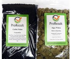 Prorezult 6% Spiruline Algues gaufrettes 200 g Plus Pleco Cichlidae Granulés pour poisson-chat 200 g. Lot de chaque Nourriture. Très Bon Rapport Qualité/prix. Algues Eater et bas biberon Poisson