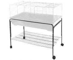 Little Friends X-Part Support pour Cage à Lapin Métal 80 cm