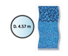 Swimline - li1548sbo - Liner Boulder Forme Ronde d.4.57m pour Piscine Hors Sol