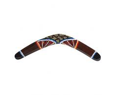 Australian Treasures - Boomerang: Boomerang en Bois Fait Main 50cm