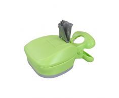 Rosewood Ramasse-Crottes Portable avec Sacs pour Chiens Vert
