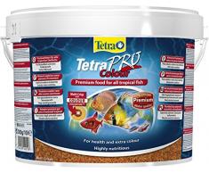 Tetra Pro Colour Multi Crisps Aliment complet premium - Nourriture de qualité supérieure pour poisson d'ornement tropical, Boîte de 10000 ml