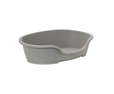 Flamingo Panier pour chien en plastique Gris 70 / 80 cm
