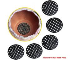 50PCS Joint prévenir Fournitures Leakproof Respirant Bottom Hole Grille Bonsai Net Pot de Fleurs Mesh Pad Perte Sol Mat Accueil: Chine