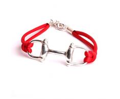 Bracelets femme fille garçon mors à cheval bijoux jonc équitation fait à la main atelier bijouterie artisanale By Mode France.