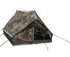TENTE DE CAMPING 2 PLACES FLECKTARN CAMO CAMOUFLAGE ETANCHE MILTEC 14206021 AIRSOFT