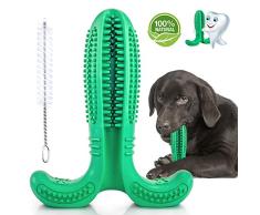 Fusoo Brosse a Dent Chien, Jouet à Aâcher Indestructible Les Soins Dentaires, Bâton de Nettoyage des Dents en Caoutchouc Naturel, Protéger des Maladies de la Bouche Masseur Buccal pour Chiens