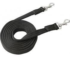 EKKIA Rênes Matelassées - Couleurs - Noir, Taille Equipement Cheval - Cheval