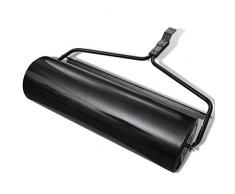 Tidyard Rouleau à Gazon en Fer pour Jardin 68 L Noir Longueur 98 cm