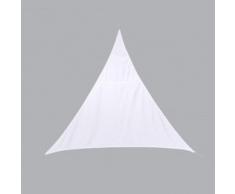 HESPERIDE - 117746 - Toile solaire Voile d'ombrage 3 x 3 x 3 m pour ombrager votre jardin, votre terrasse ou votre balcon - Coloris BLANC