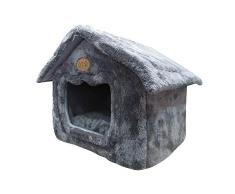 Maison Petit Chien & Chat Daily Gris