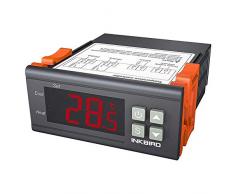 Inkbird ITC-1000 Double Relai 220v Thermostat avec Sonde,Refroidissement et Chauffage Thermostat Terrarium Reptile Incubateur,Couveuse,Frigo,Chauffe Eau Aquarium Regulateur de Temperature