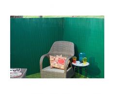 Canisse en PVC vert double face avec fixations H1,5xL3m